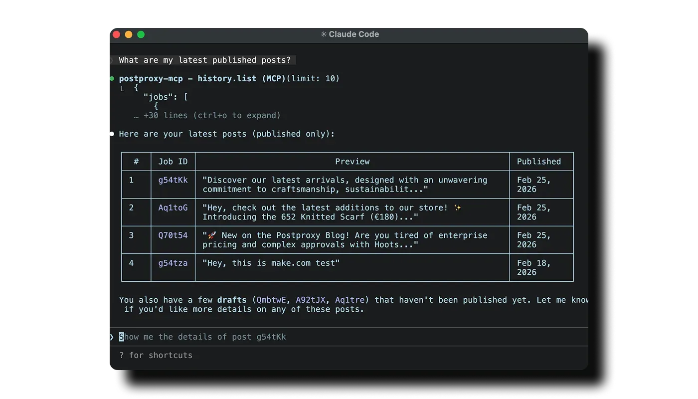 Model Context Protocol integration