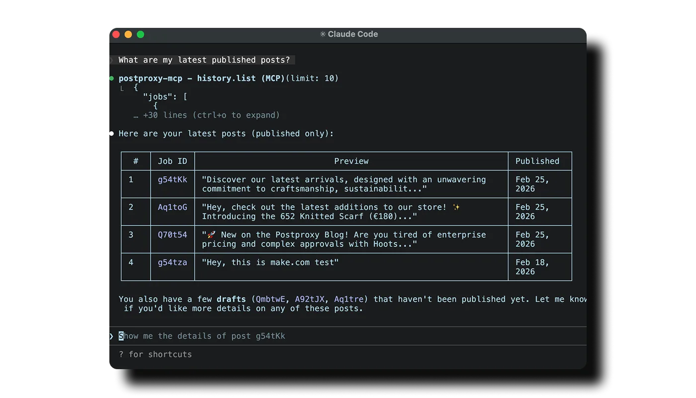 Model Context Protocol integration