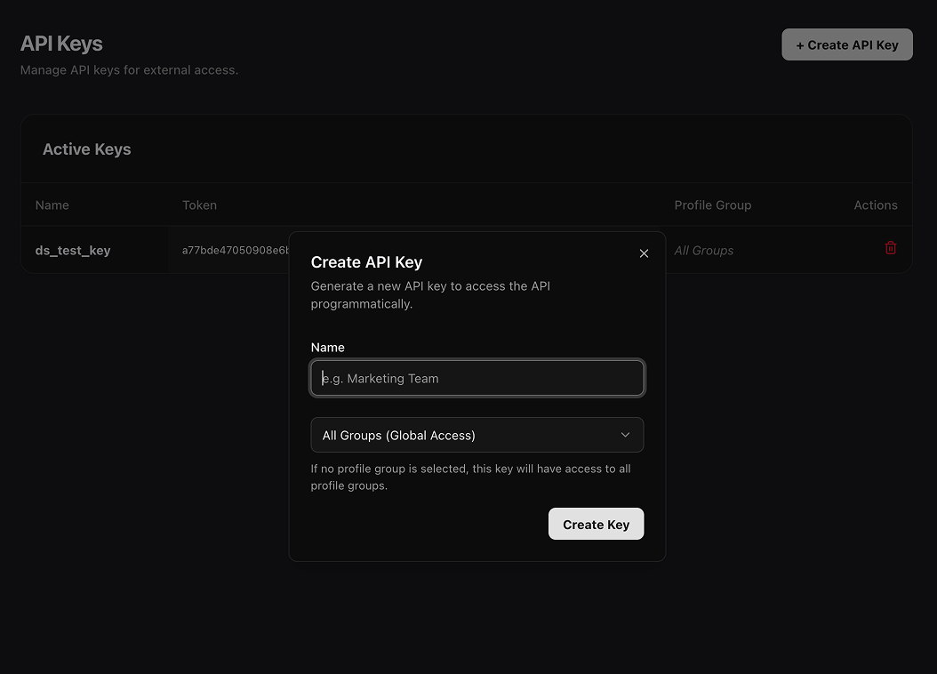 Step 1: Get an API key