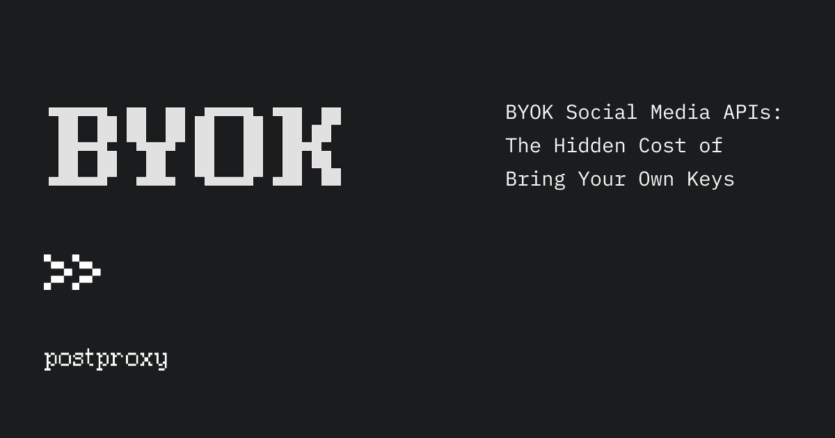 BYOK Social Media APIs: The Hidden Cost