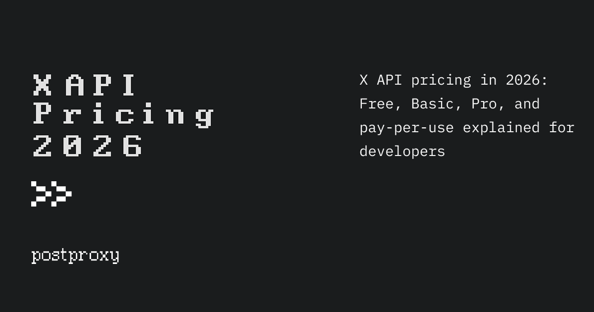 X API pricing in 2026: Free, Basic, Pro, and pay-per-use explained for developers